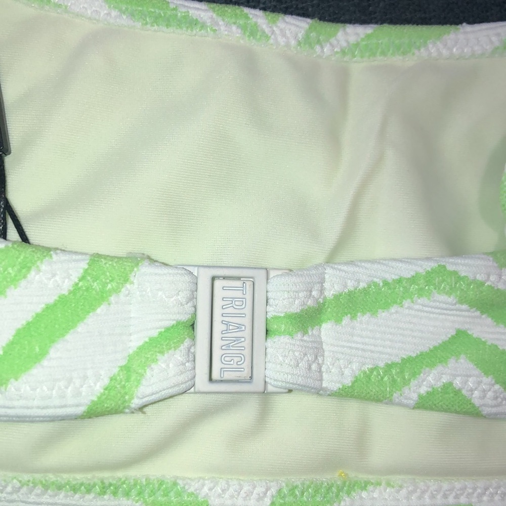 Green Zebra style swimsuit set! - Picture 3 of 15